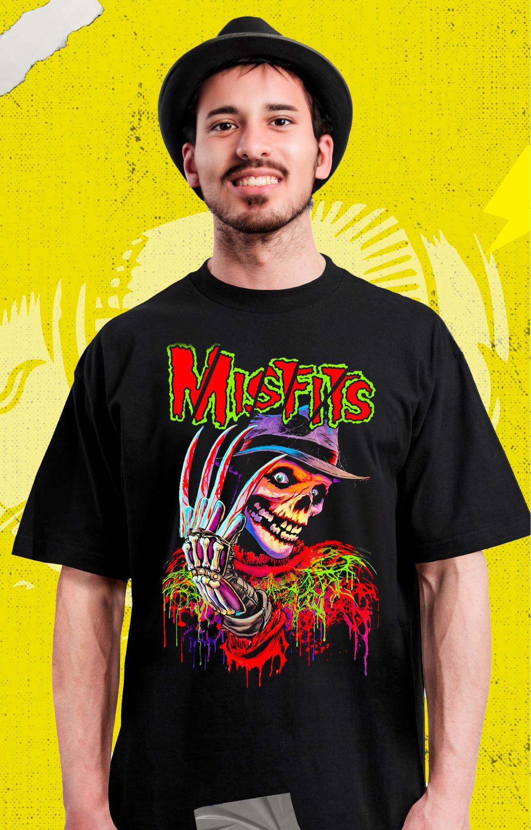 Misfits Nightmare On Elm Street - Hardcore Punk - Polera