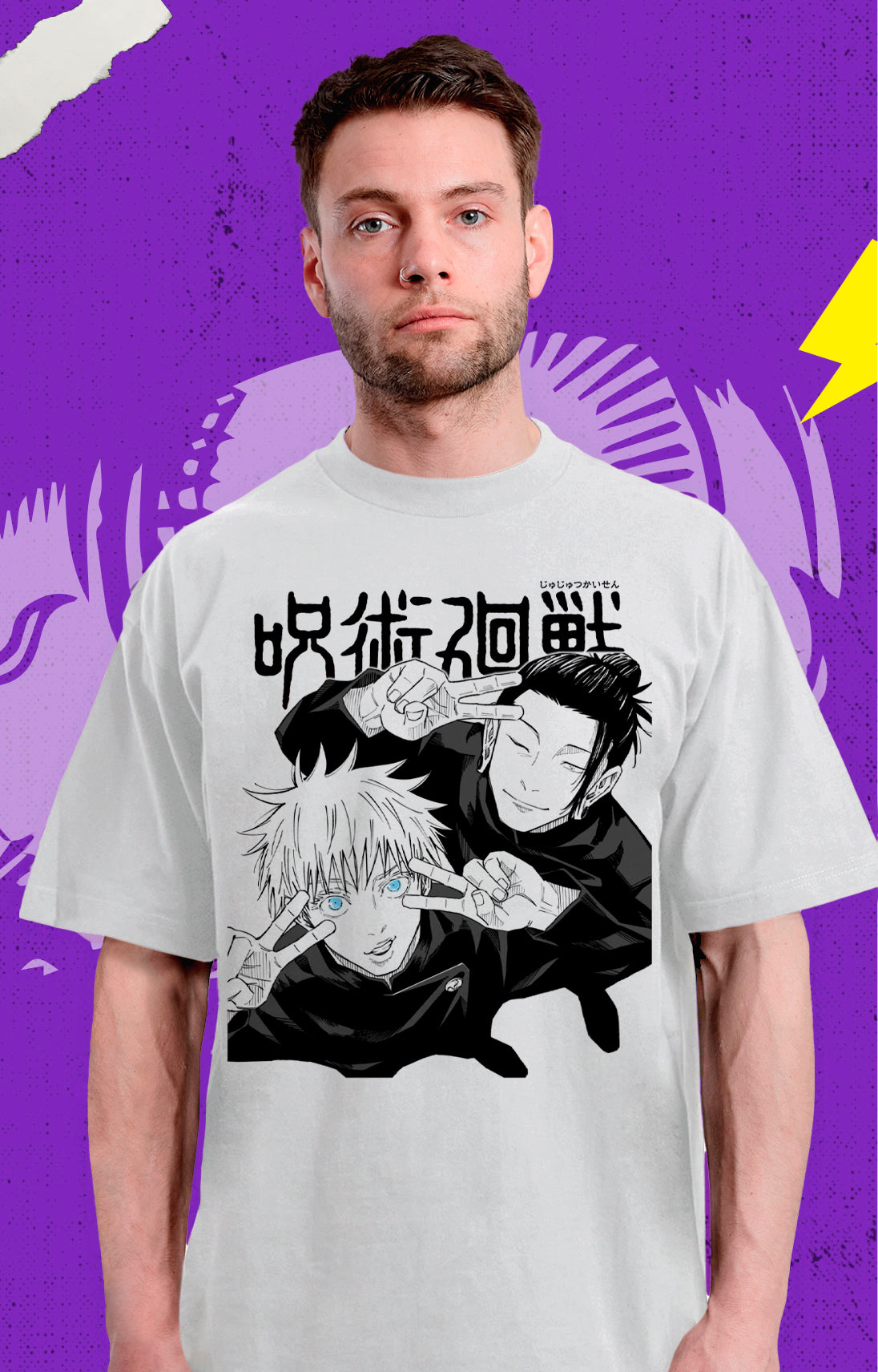 Jujutsu Kaisen - Gojo y Geto Amor y Paz - Polera