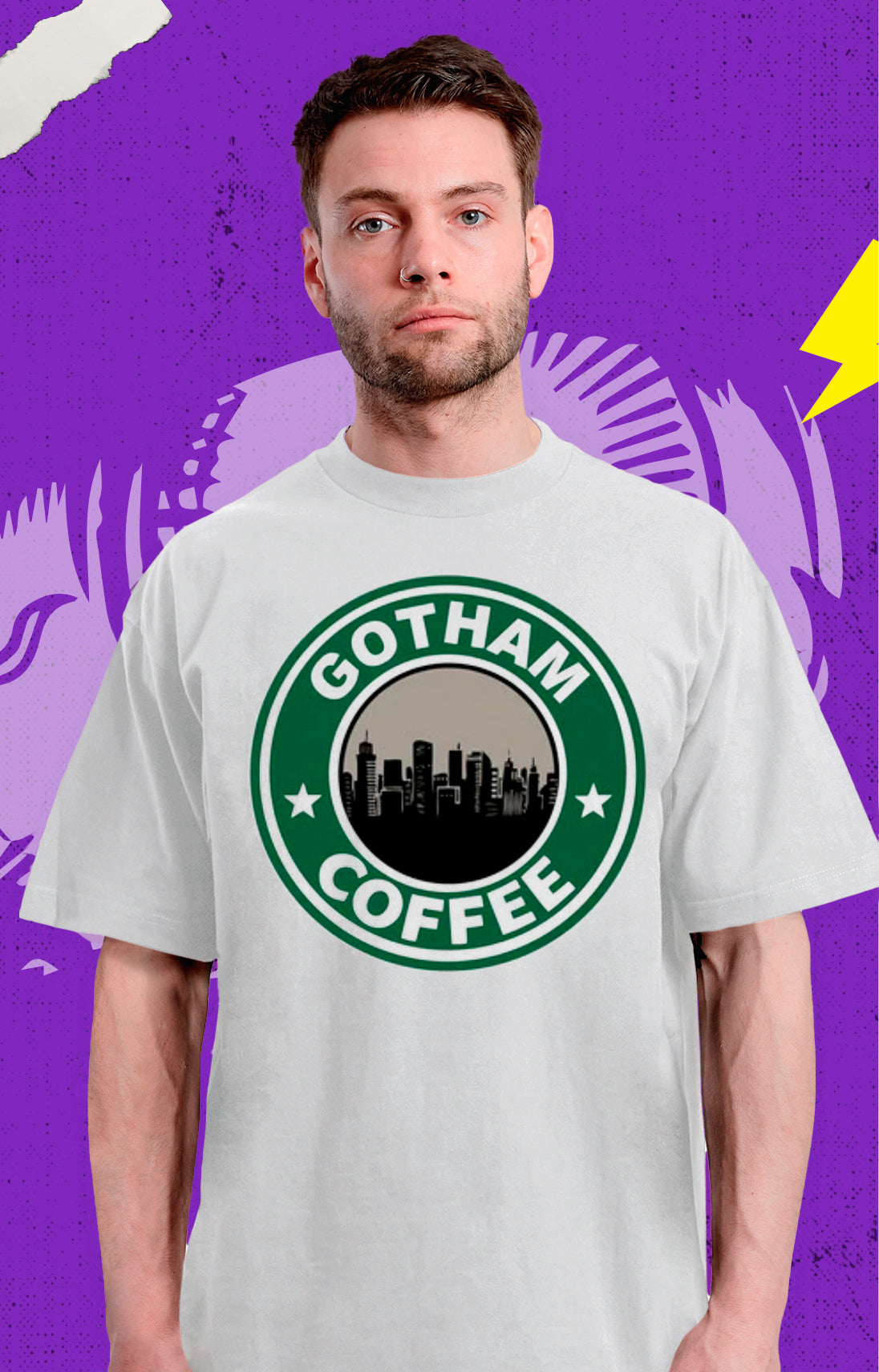 Gotham - Ciudad Gotica Coffee - Polera