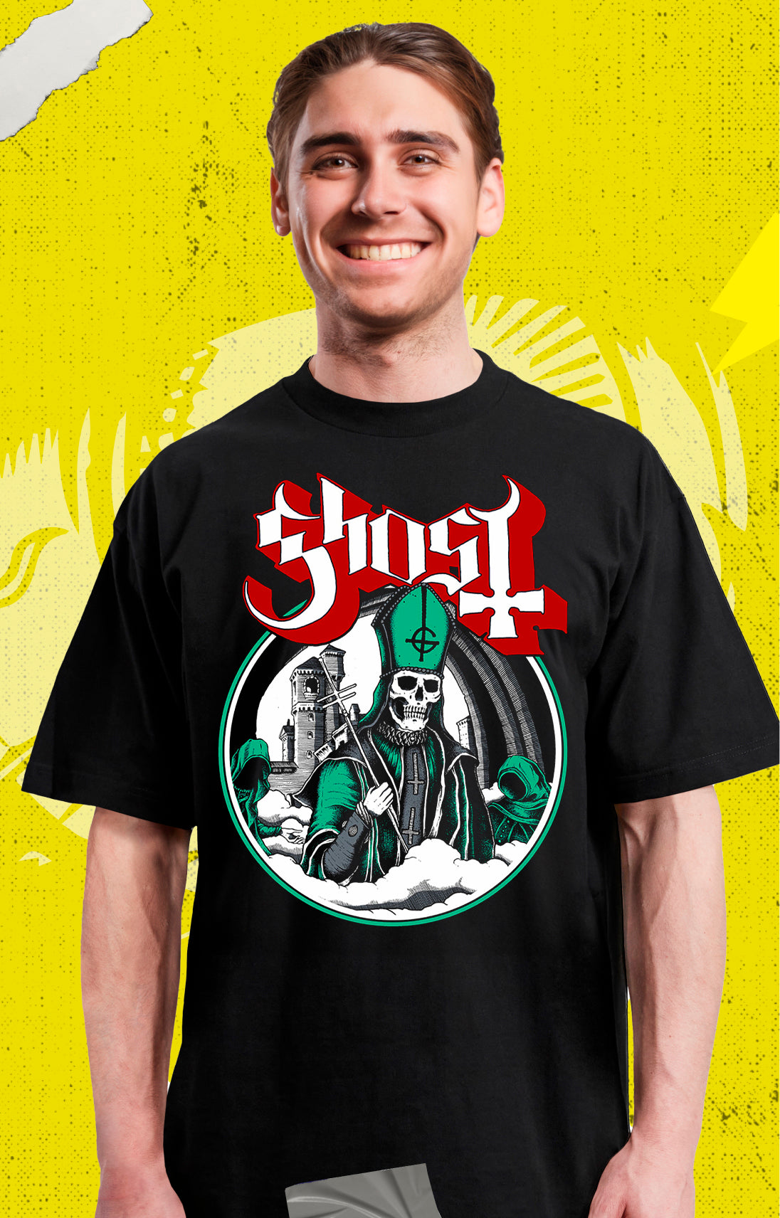 Ghost Green Pope - Metal / Rock - Polera