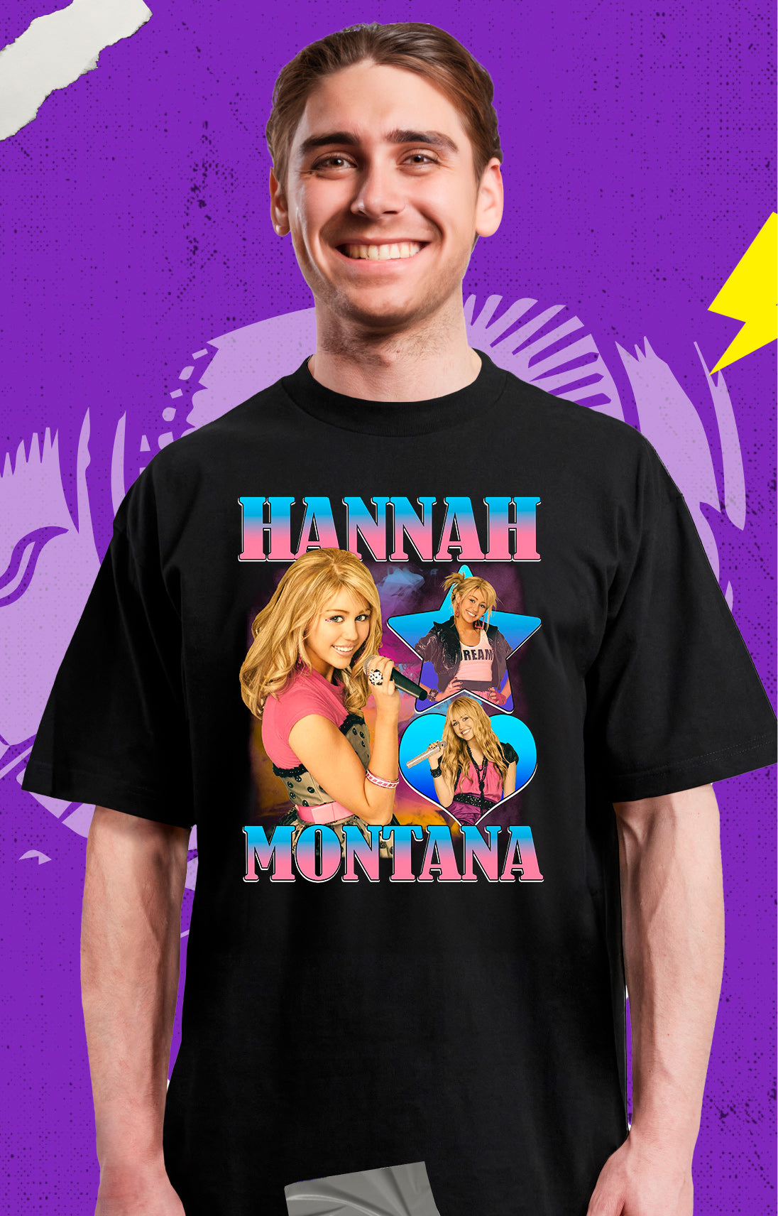 Hannah Montana - Collage - Polera