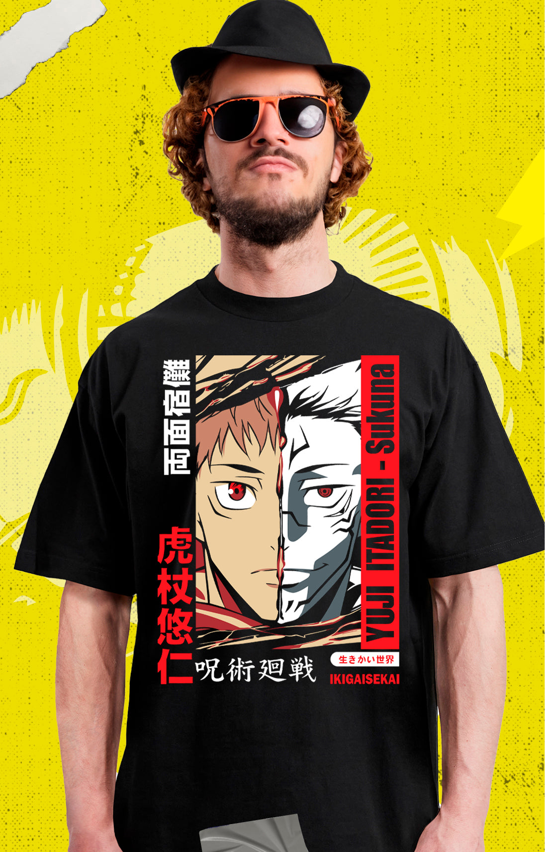 Jujutsu Kaisen - Itadori Doble Cara - Polera