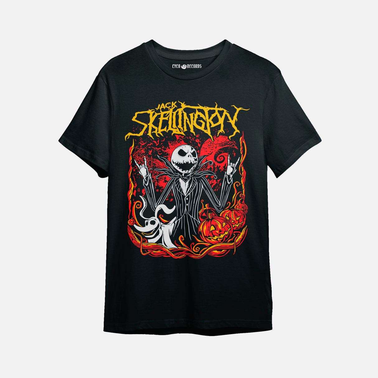 Nightmare Before Christmas - Jack Red Metal - Polera