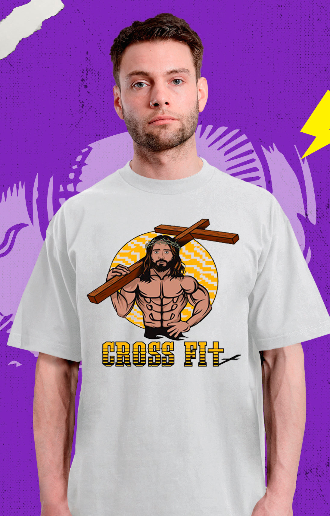 Jesus - Crossfit Meme - Polera