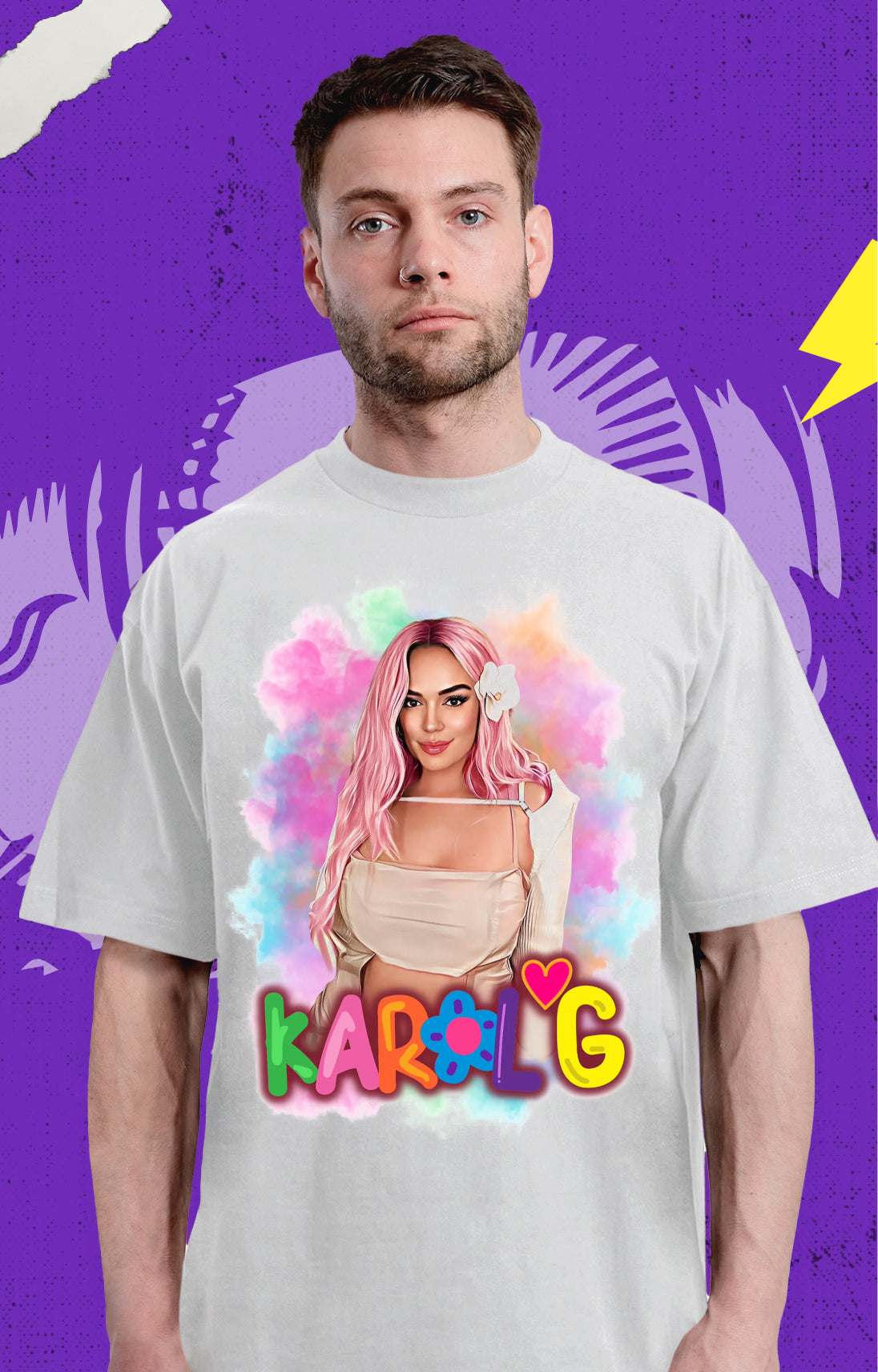 Karol G - Acuarelas - Polera