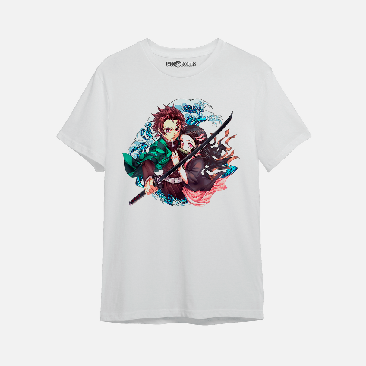 Kimetsu No Yaiba - Nezuko Y Tanjiro - Polera