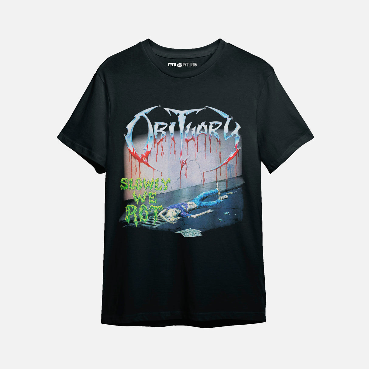 Obituary - Slowly We Rot - Polera