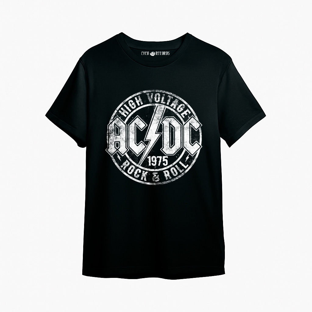 Ac Dc - High Voltage Logo - Polera