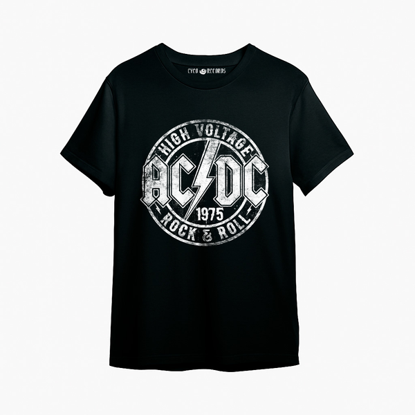 Ac Dc - High Voltage Logo - Polera