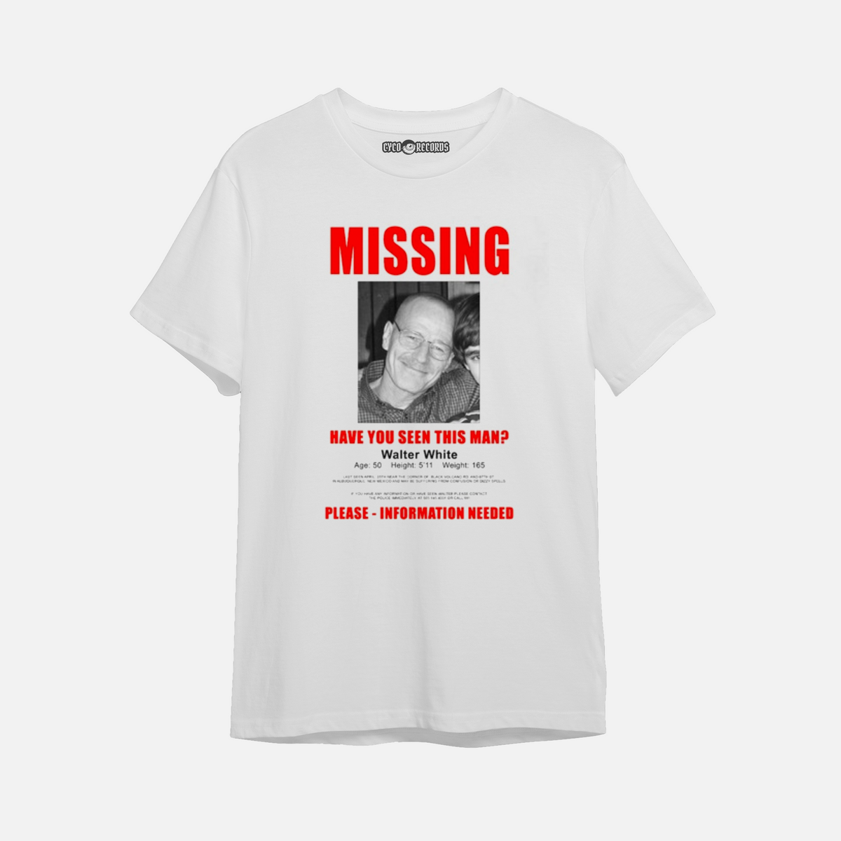 Breaking Bad - Walter White Se Busca - Polera - s / Blanco