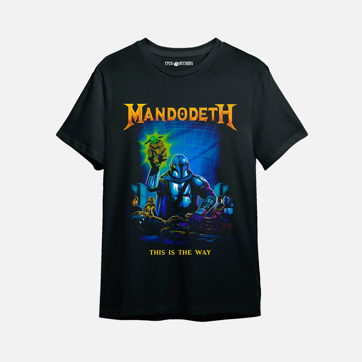 Mandalorian - Metal Megadeth - Polera