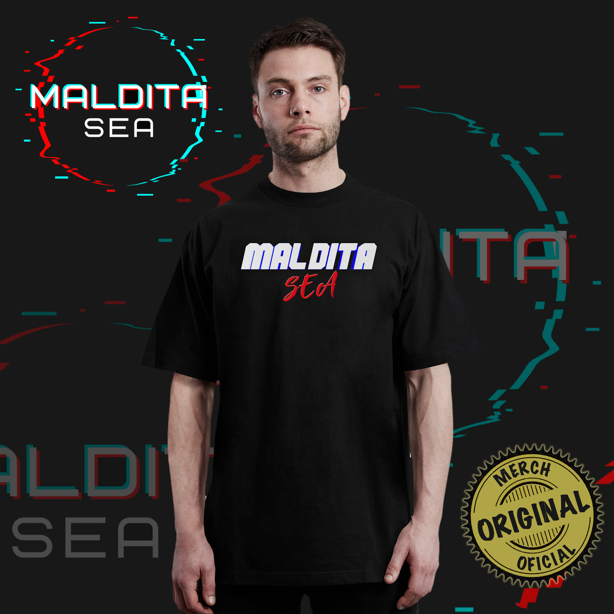 Maldita Sea - Logo Clasico - Polera