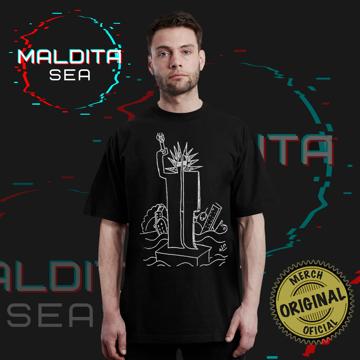 Solari Parravicini Liberty - Maldita Sea - Polera