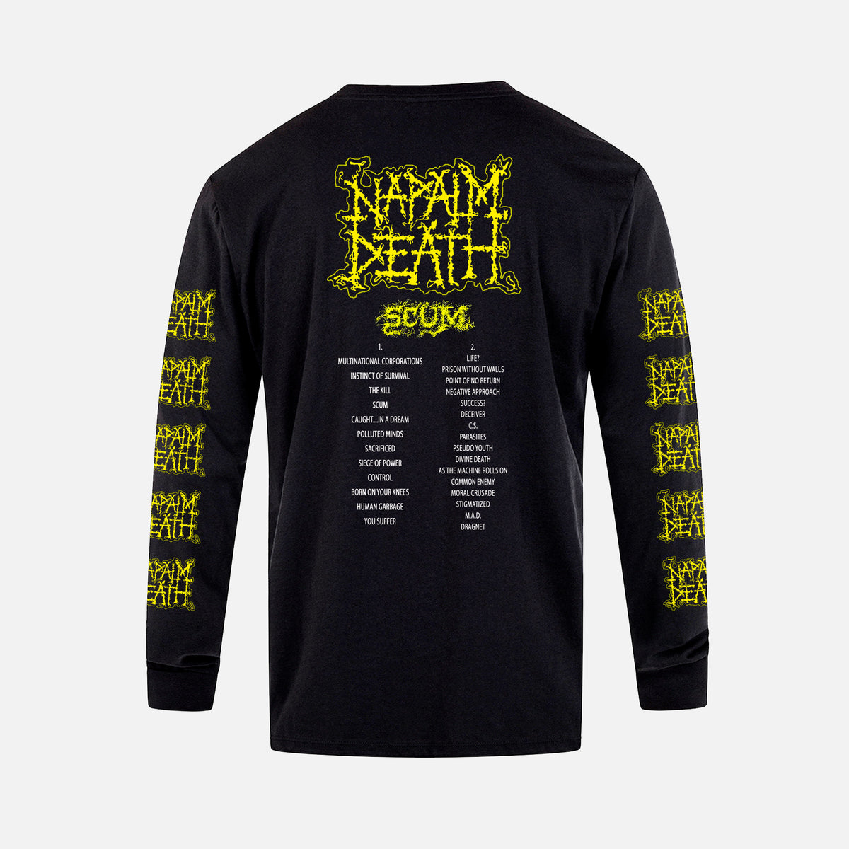 Napalm Death - Scum - Polera Manga Larga