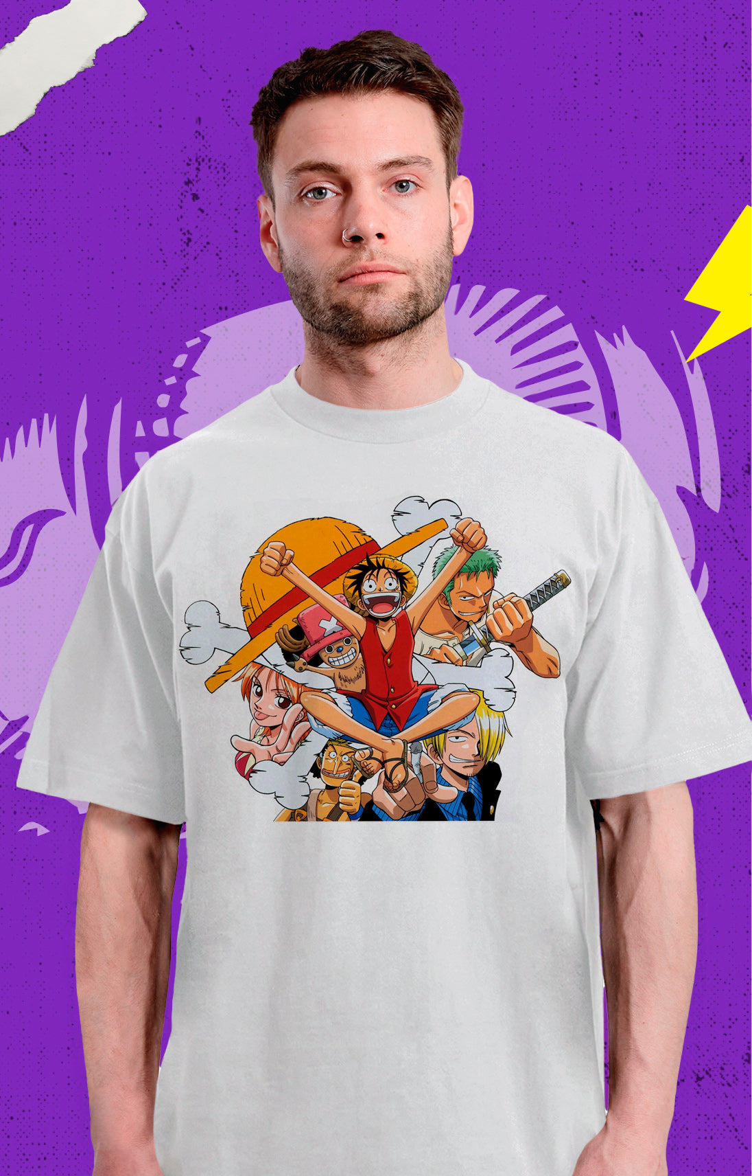 One Piece - Luffy Tripulacion - Polera