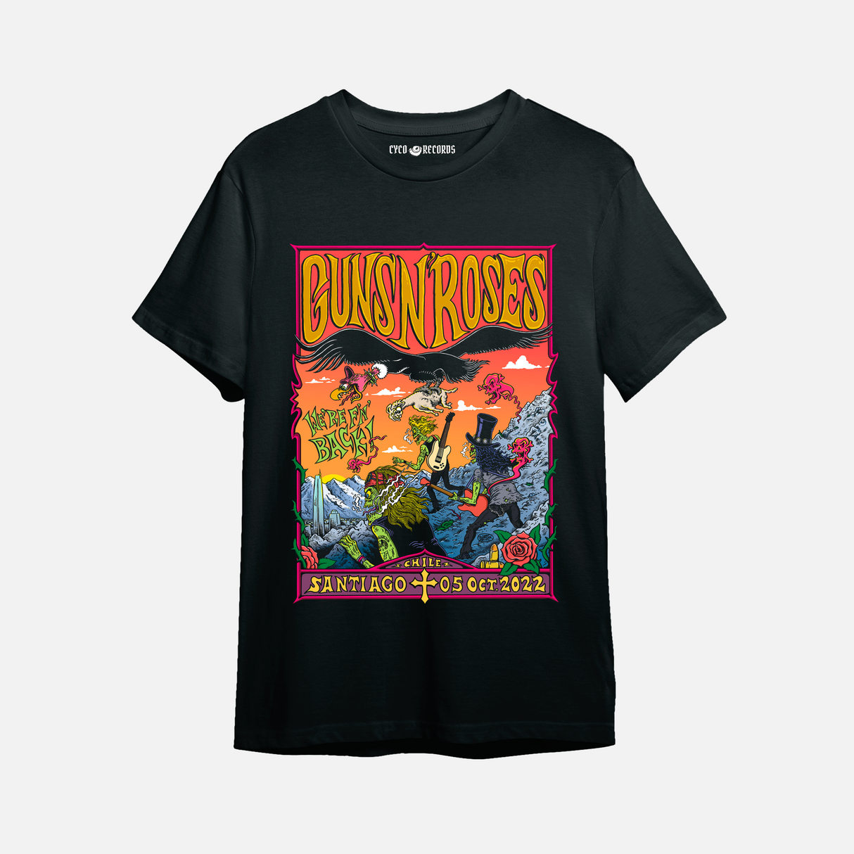 Guns n Roses - Santiago 2022 - Polera