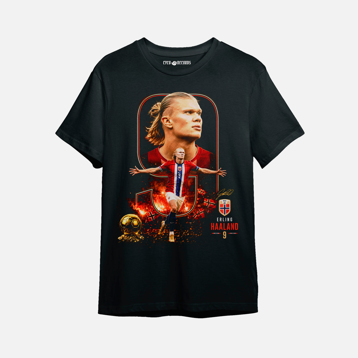 Futbol - Haaland 9 - Polera