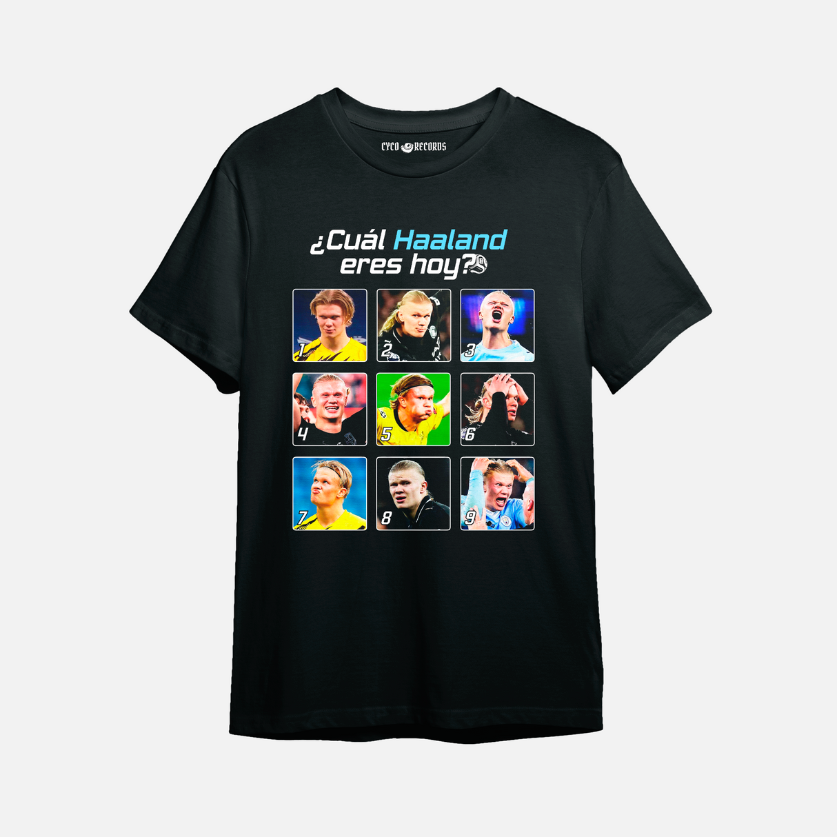 Futbol - Haaland Caras V1 - Polera
