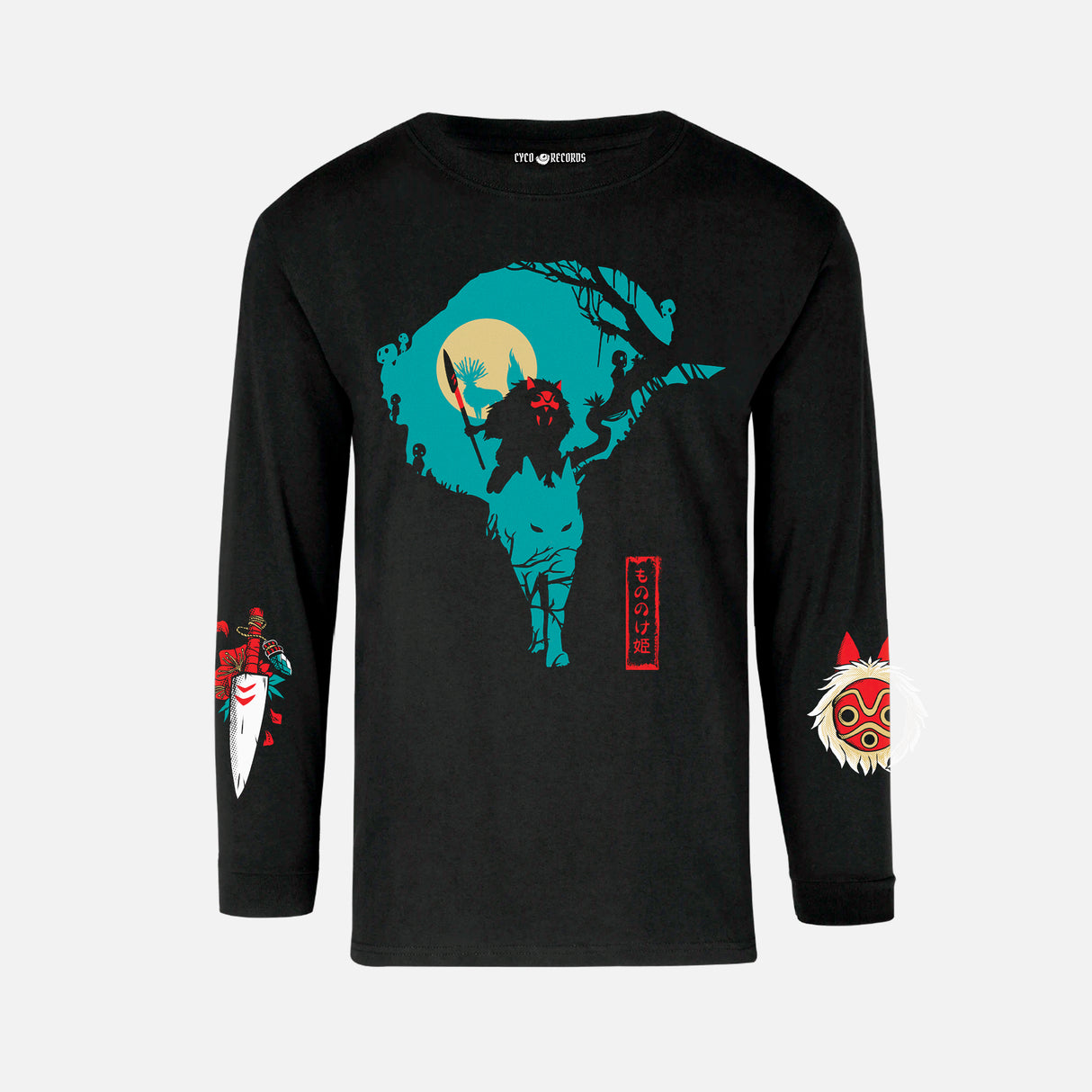 Ghibli - Princesa Mononoke Forest - Polera Manga Larga