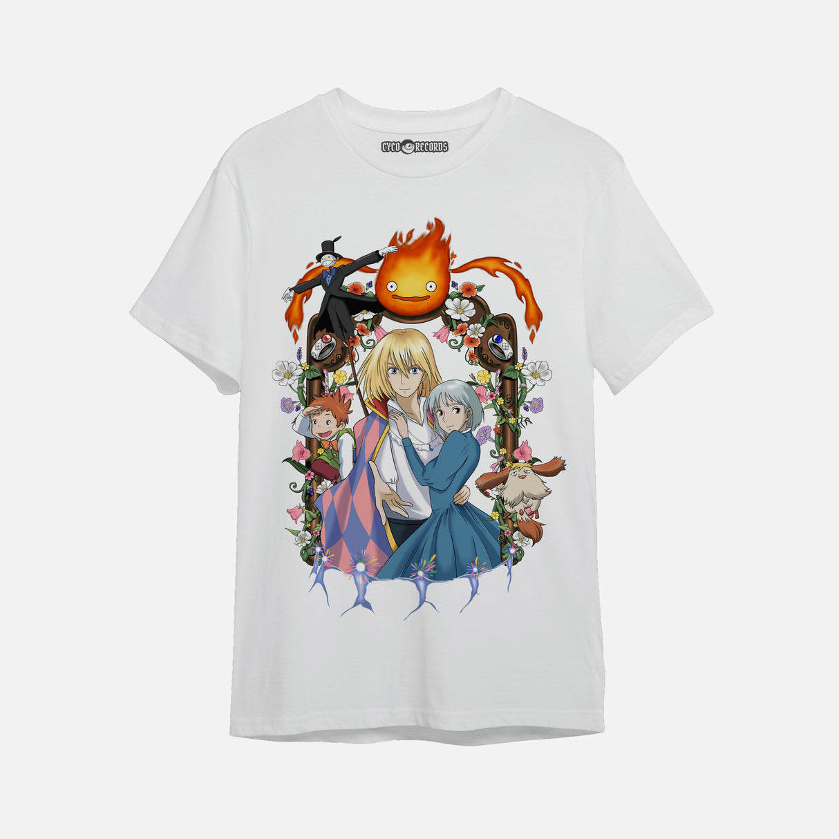 Ghibli - Castillo andante - Polera blanca