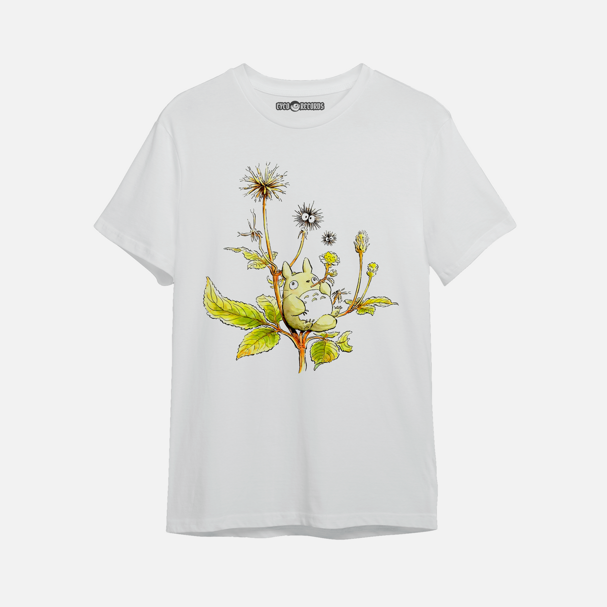 Ghibli - Totoro hojas - Polera
