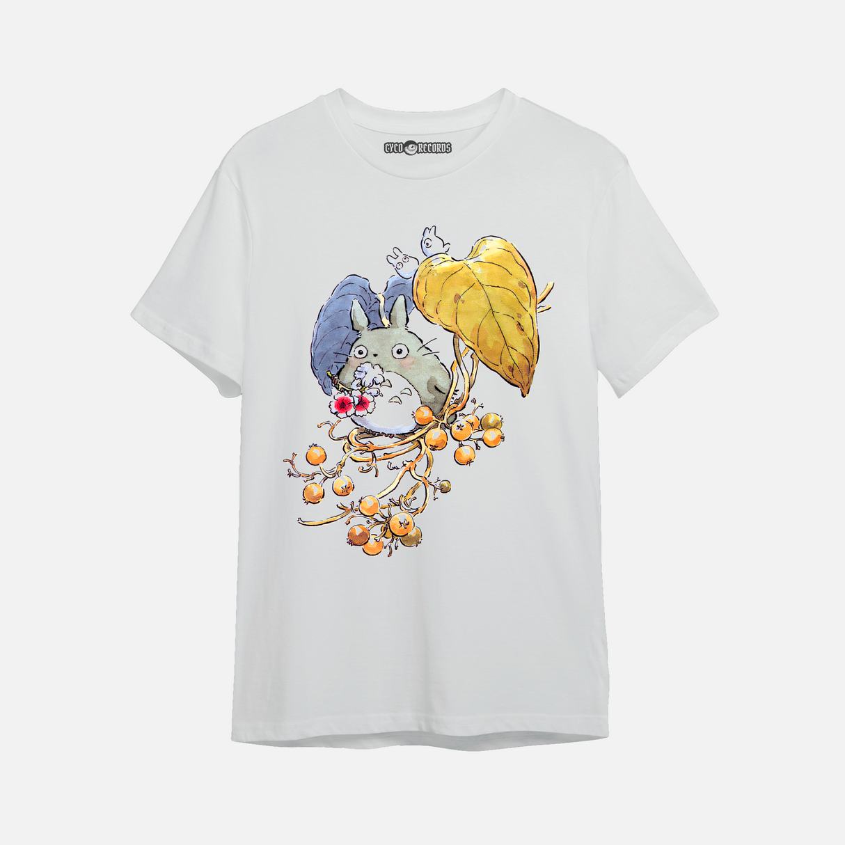 Ghibli - Totoro hojas 4 - Polera