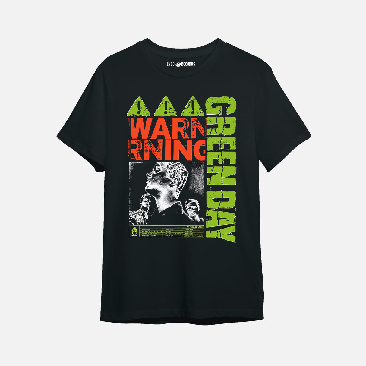 Green day - Warning - Polera