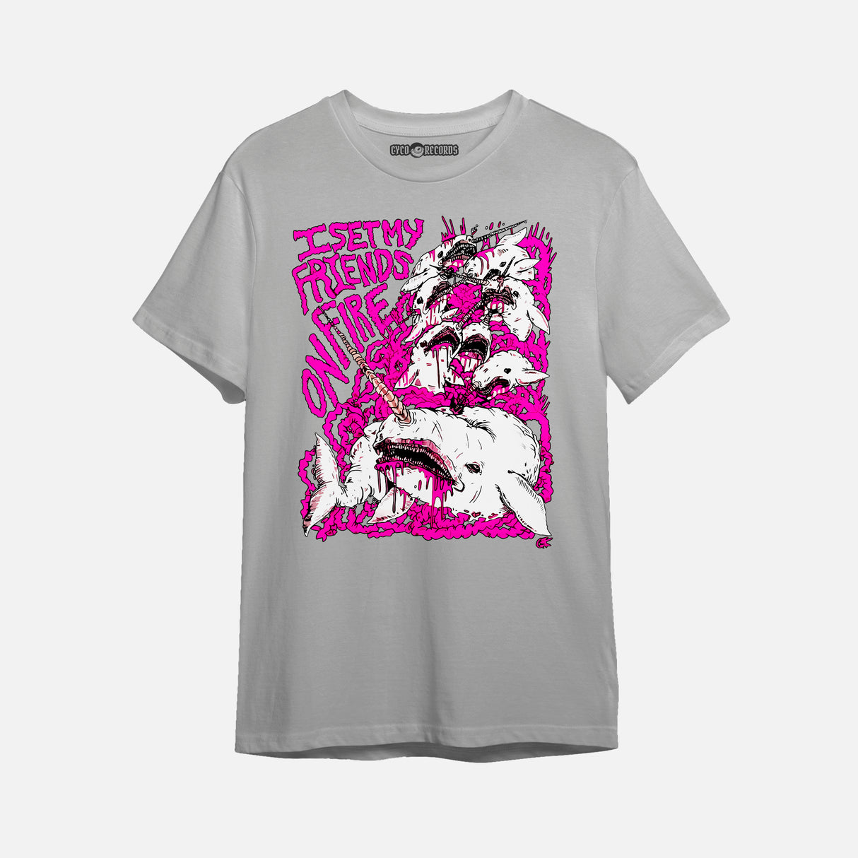 I Set My friends on Fire - Zombie Narwhal - Polera