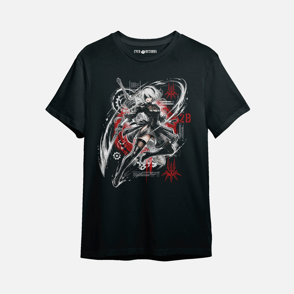 Nier Automata - 2B Sword - Polera