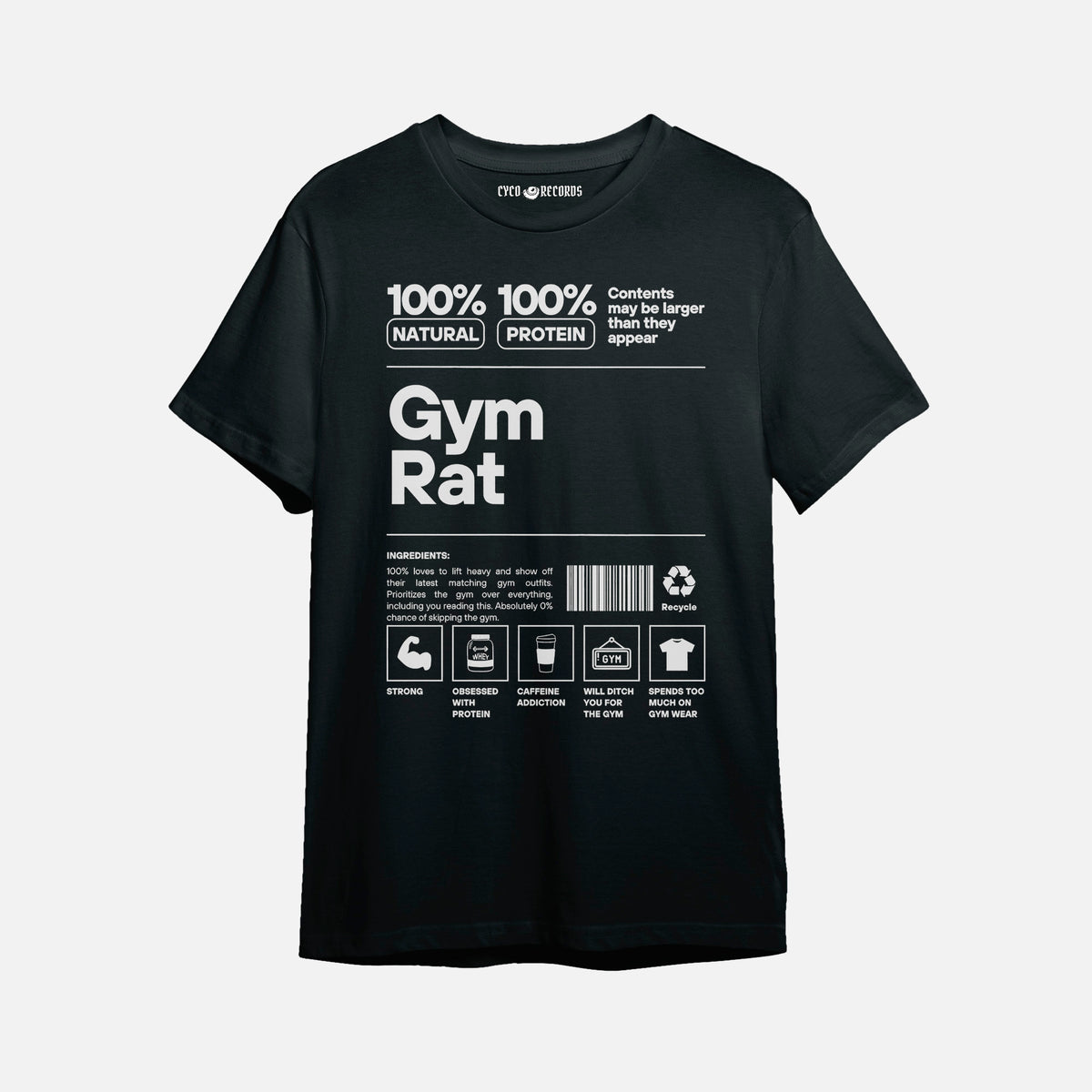 Gym Rat Ropa Fitness - Gym Rat - Polera – Cyco Records