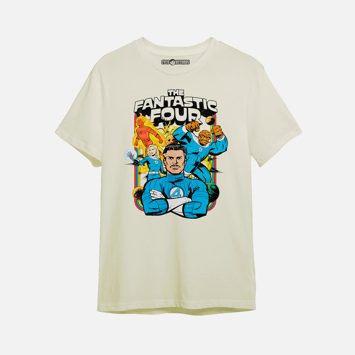 Los Cuatro Fantasticos - Retro - Polera