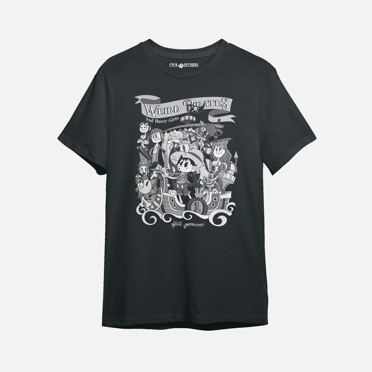 One piece - Weird Pirates - Polera