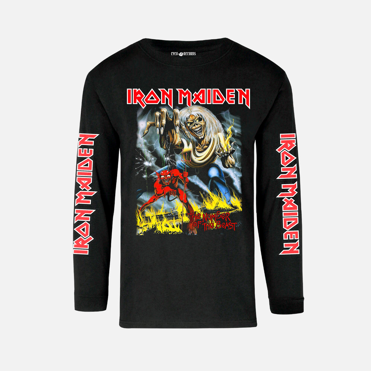Iron Maiden - Number of the Beast - Polera Manga Larga