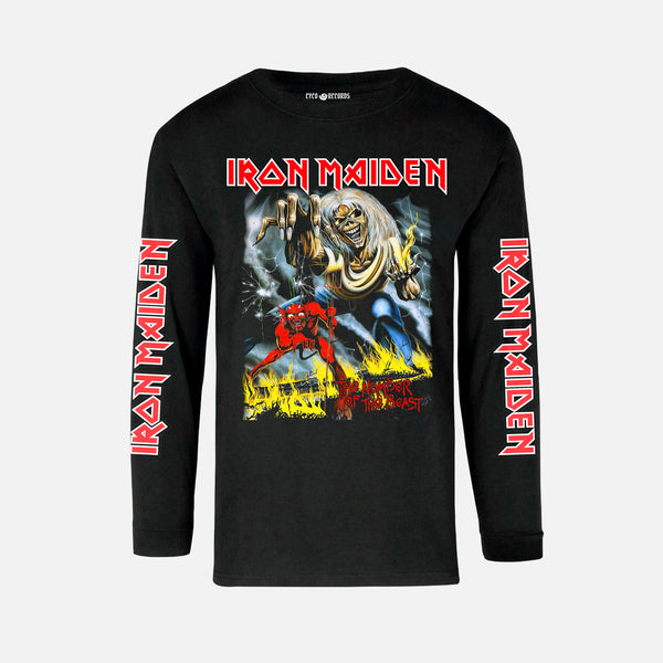 Iron Maiden - Number of the Beast - Polera Manga Larga