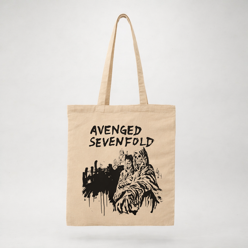 Avenged Sevenfold Muerte - Totebag Beige