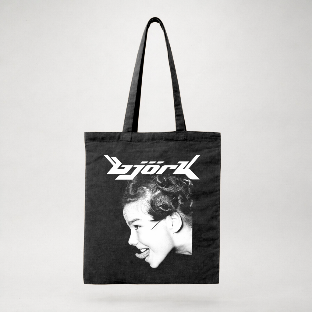 Bjork Lengua - Totebag Negra