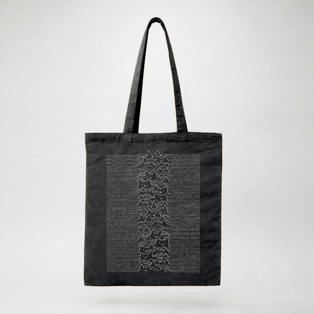 Cat Division - Totebag Negra