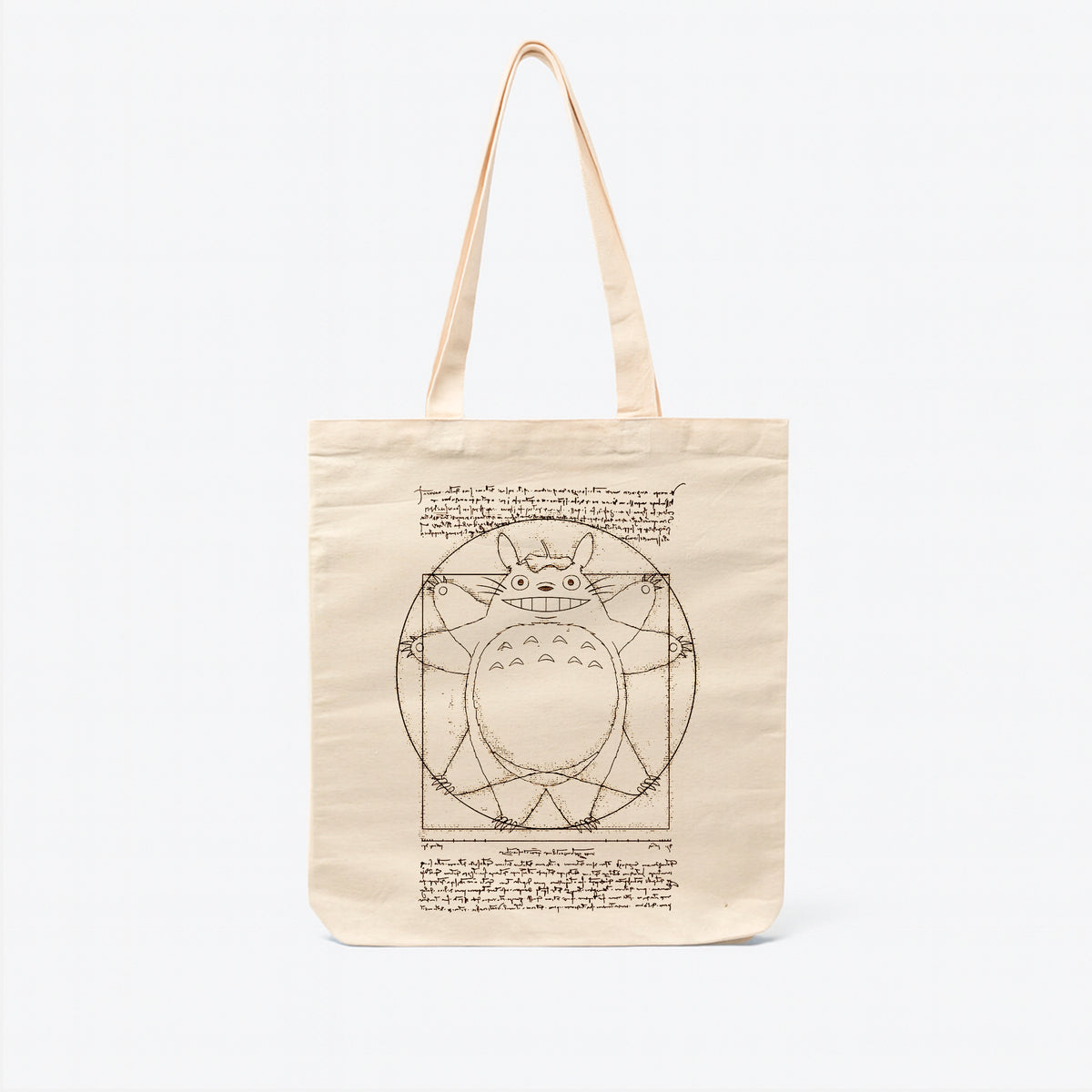 Ghibli - Totoro Da vinci - Totebag Beige