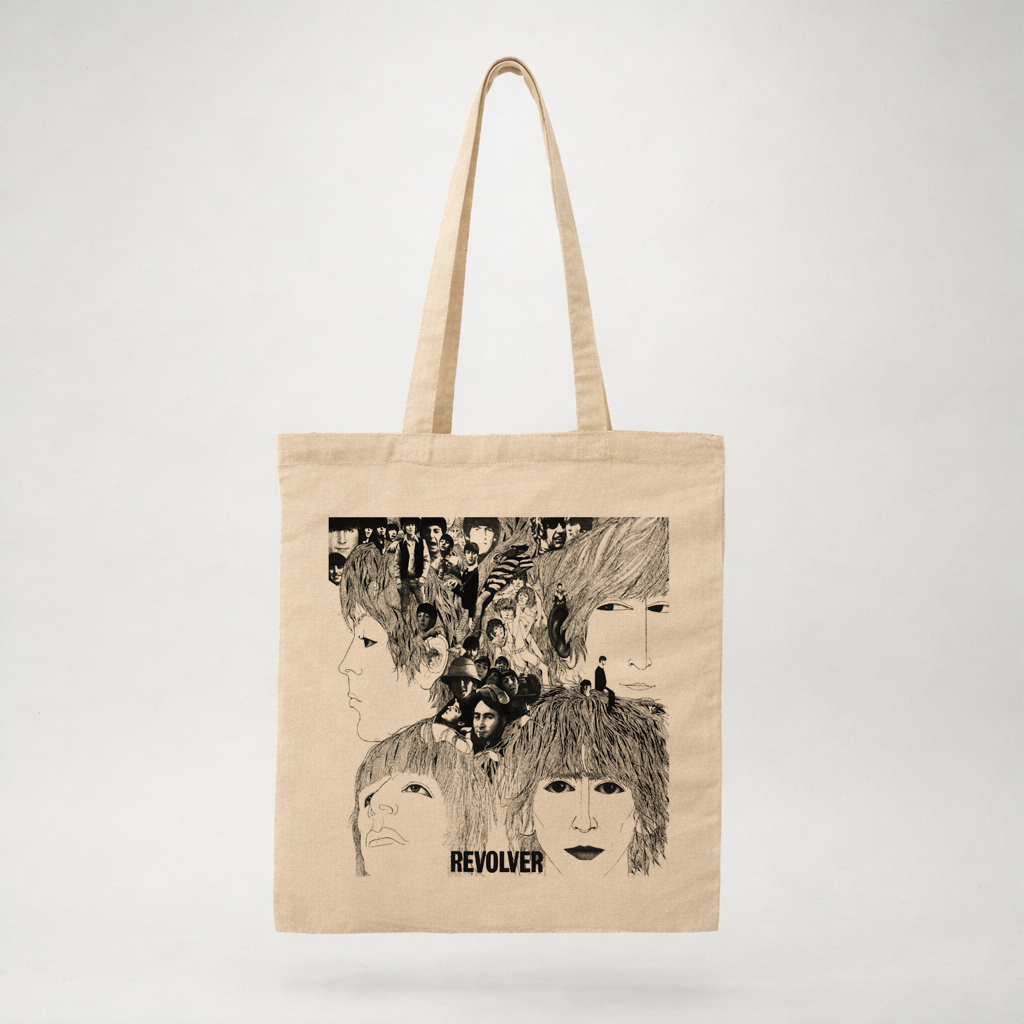 The Beatles Revolver - Totebag Beige