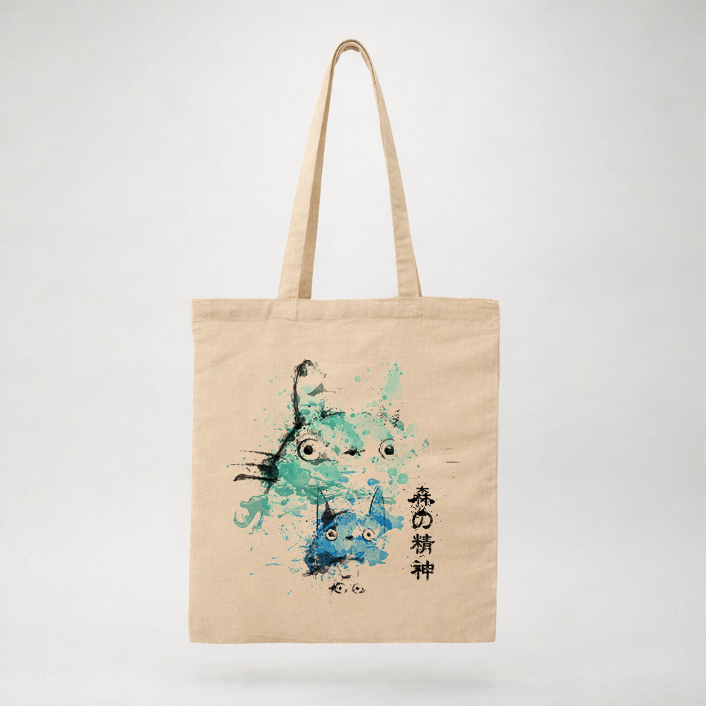 Totoro Ghibli - Totebag Beige