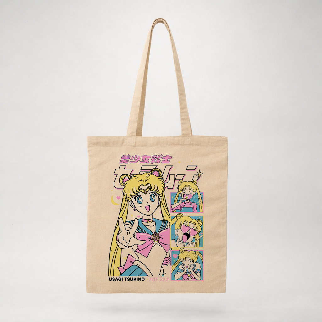 Usagi Tsukino - Totebag Beige