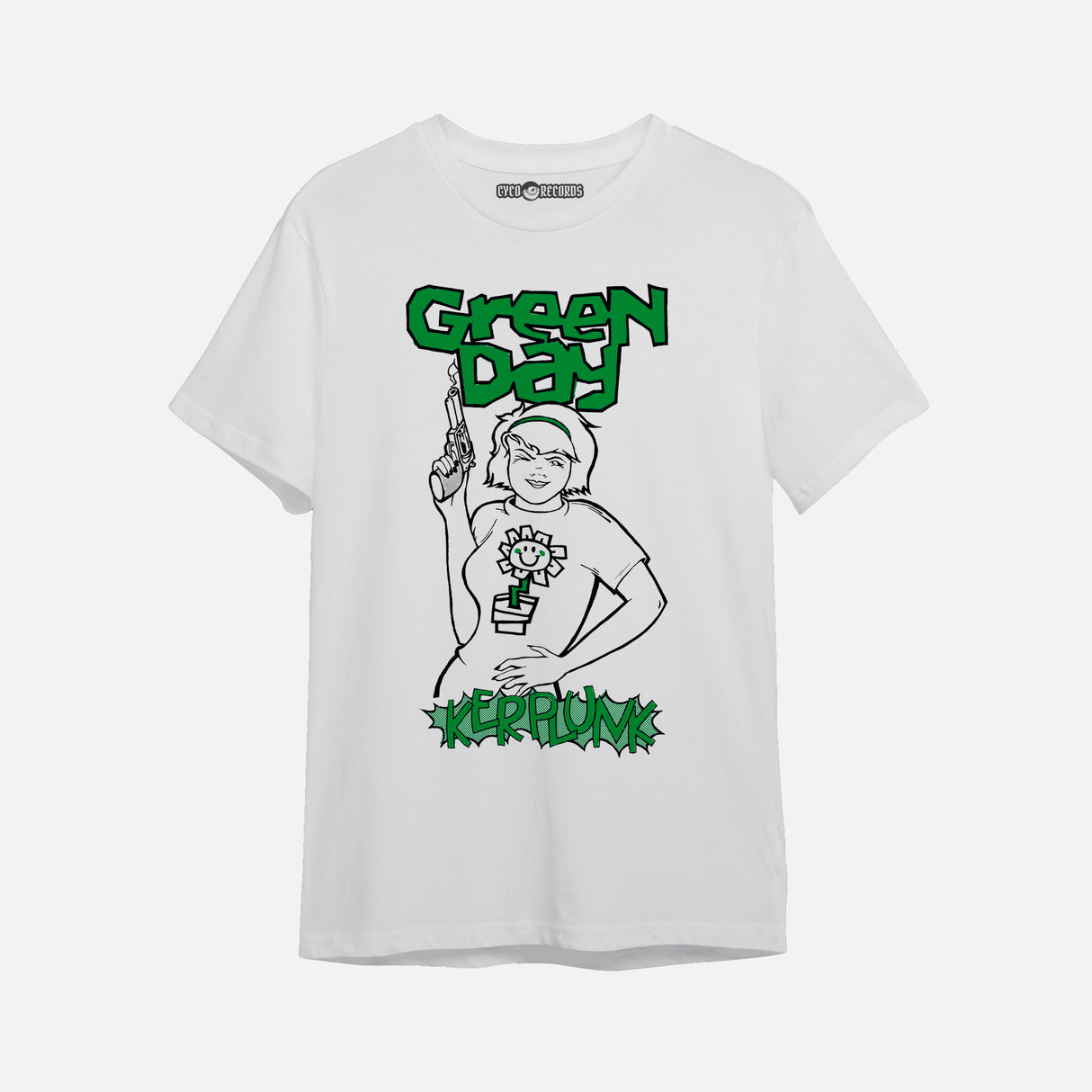 Green Day - Kerplunk blanca - Polera