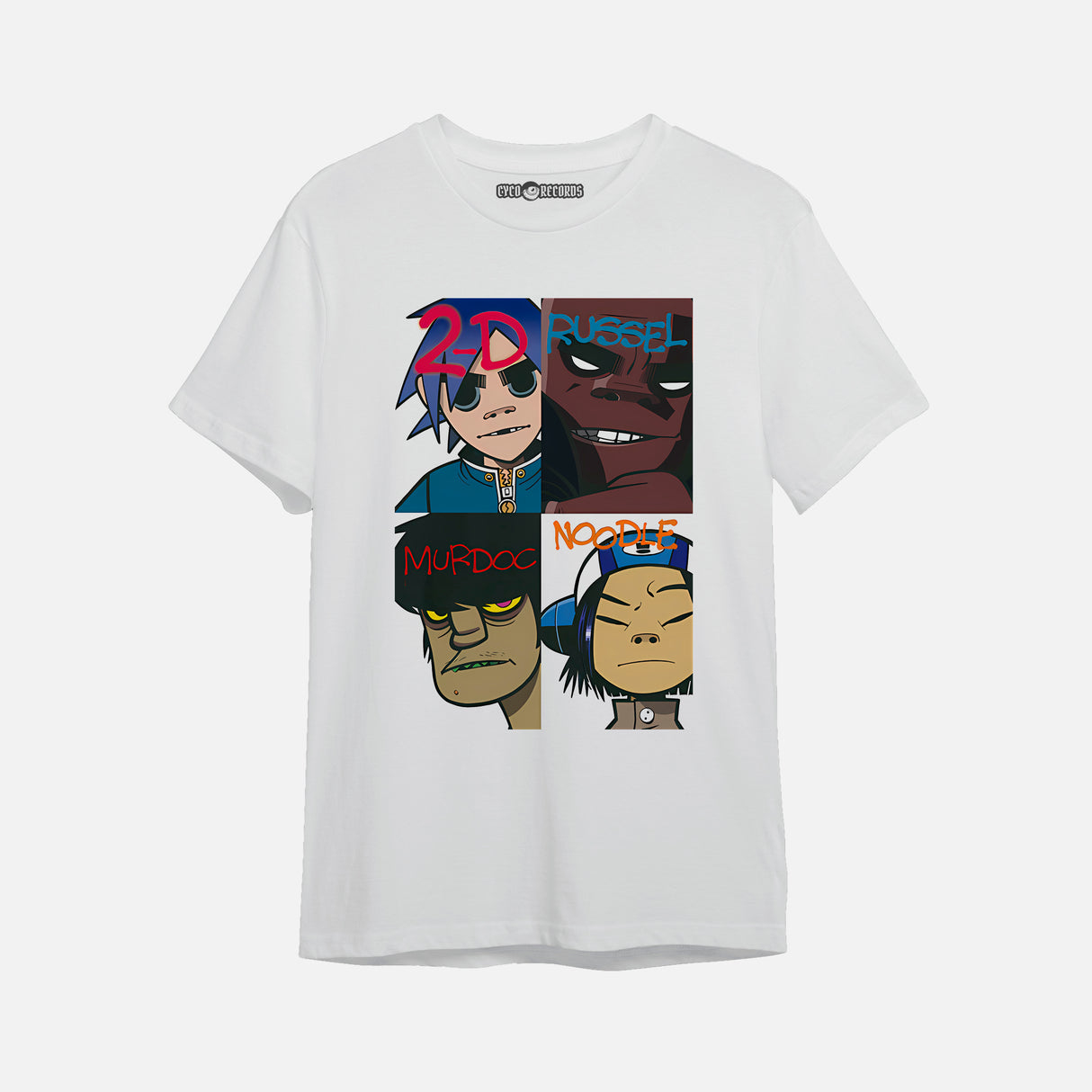 Gorillaz - Cuadros - Polera