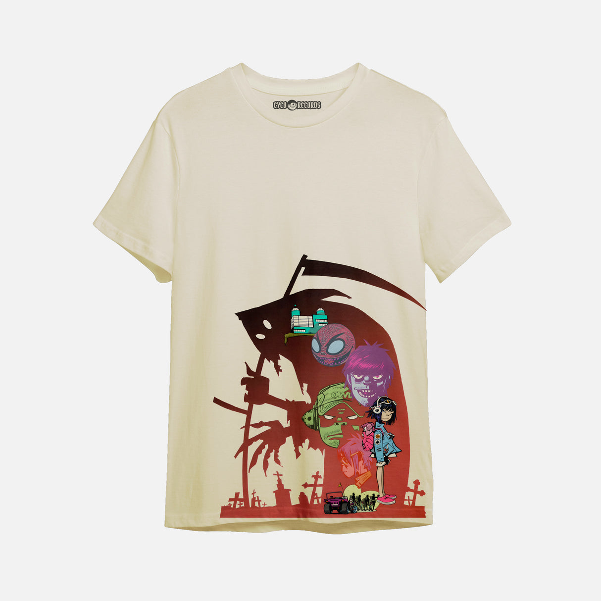 Gorillaz - Reaper - Polera