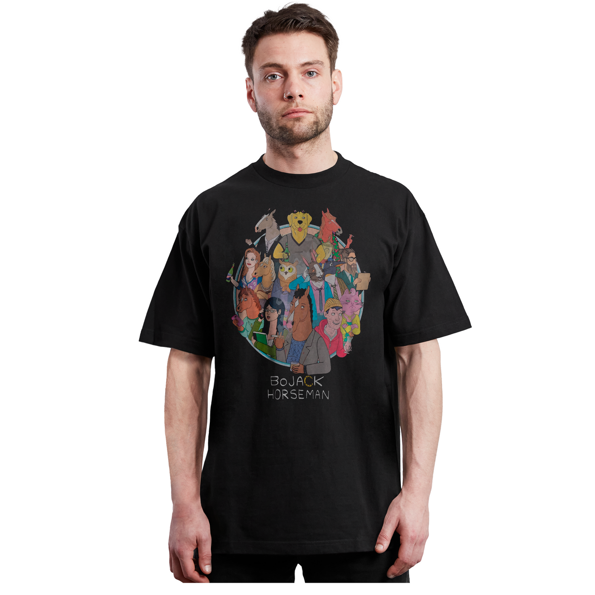 Bojack Horseman - Círculo personajes - Polera