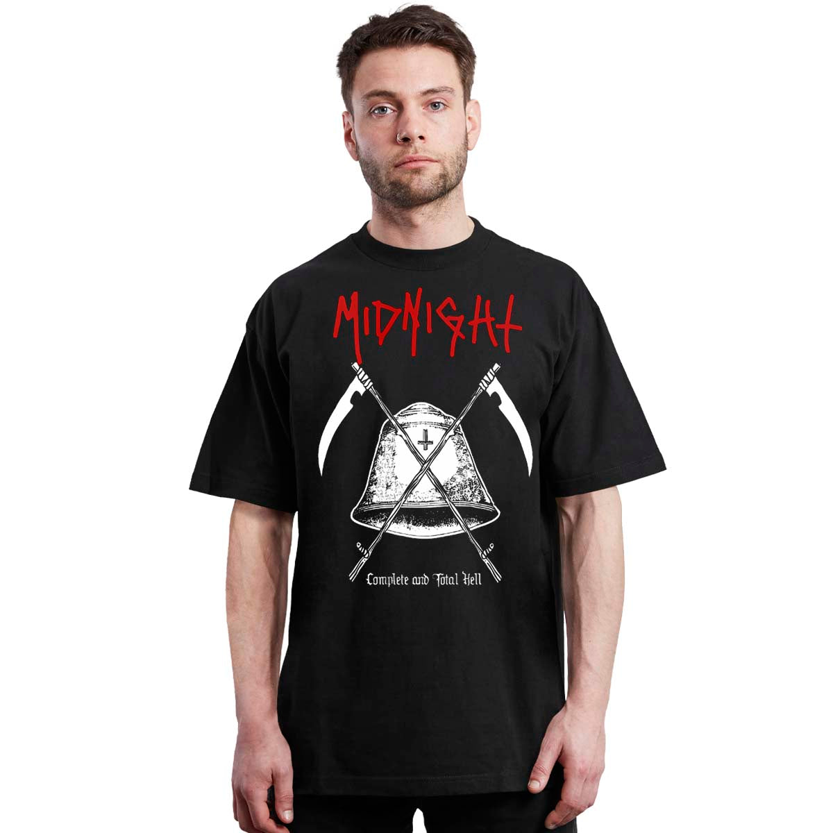 Midnight - total hell - metal -polera