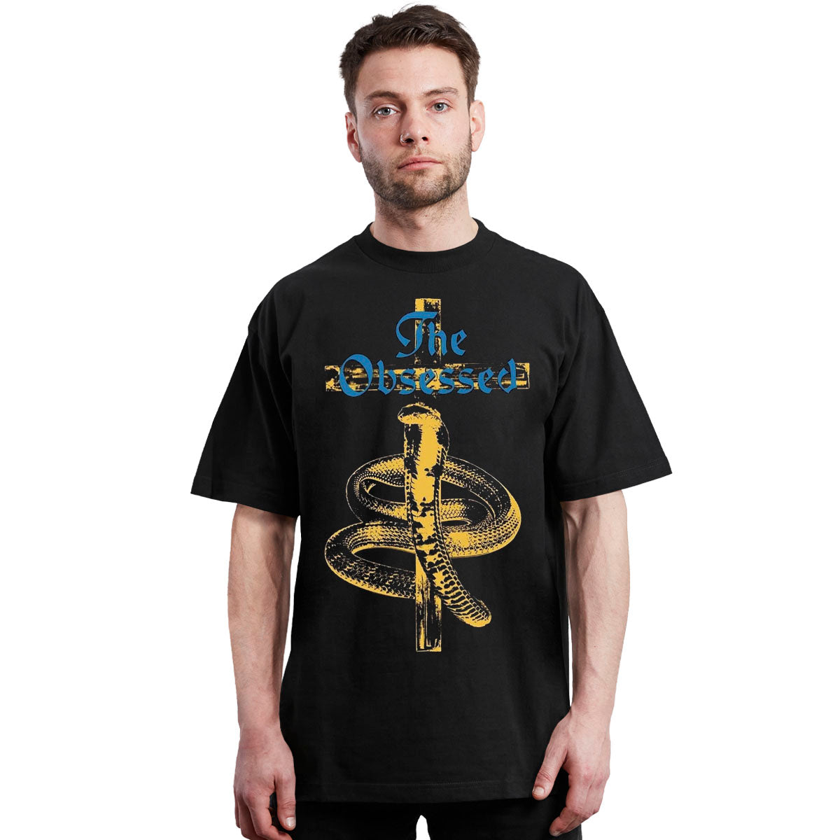 the obsessed - snake - metal - polera