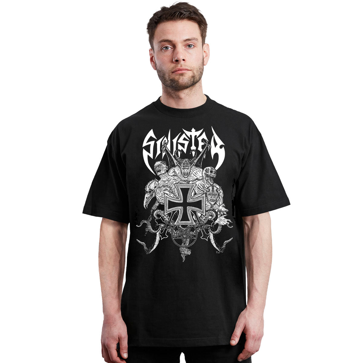 Sinister - Cross - Metal - Polera