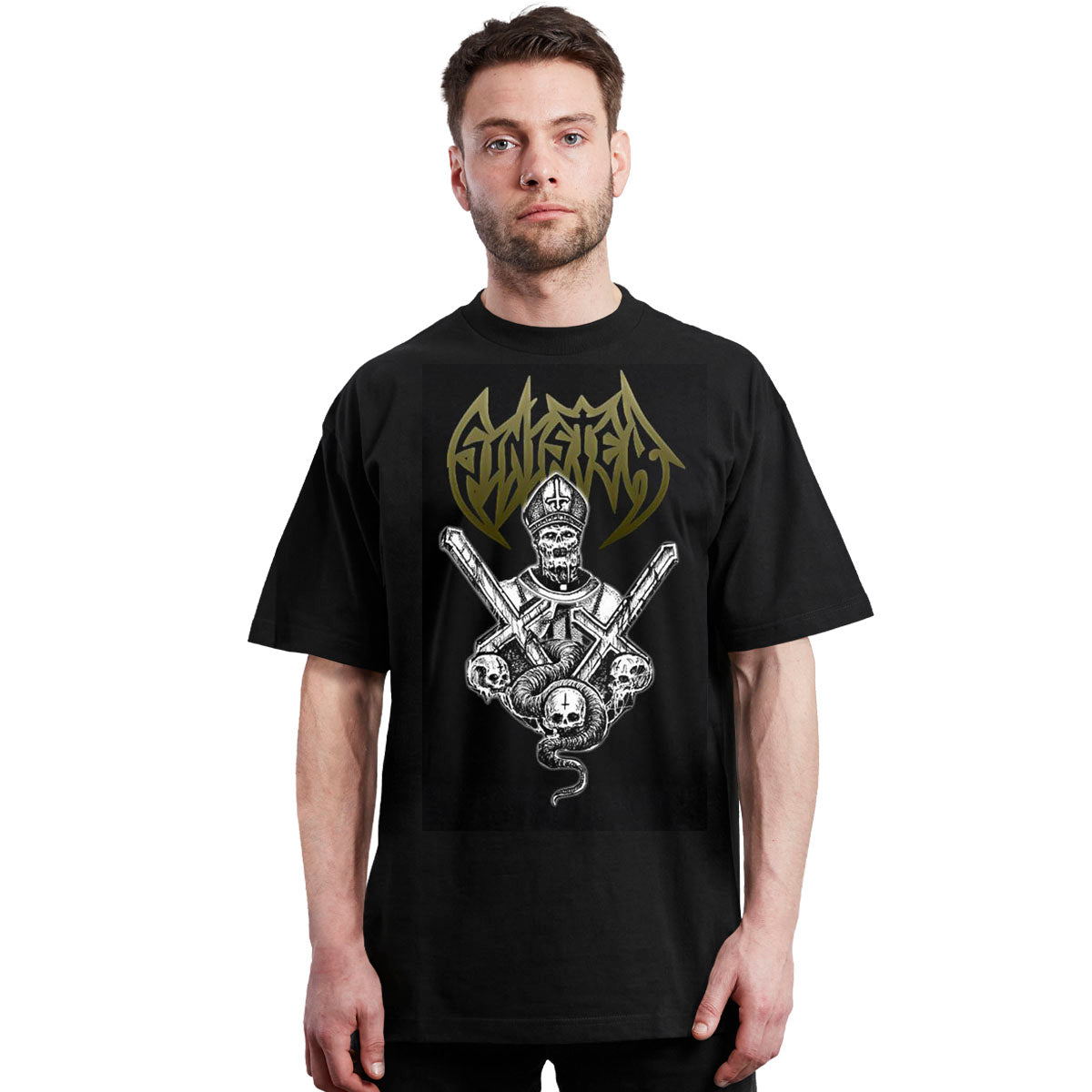 Sinister - Pope - Metal - Polera