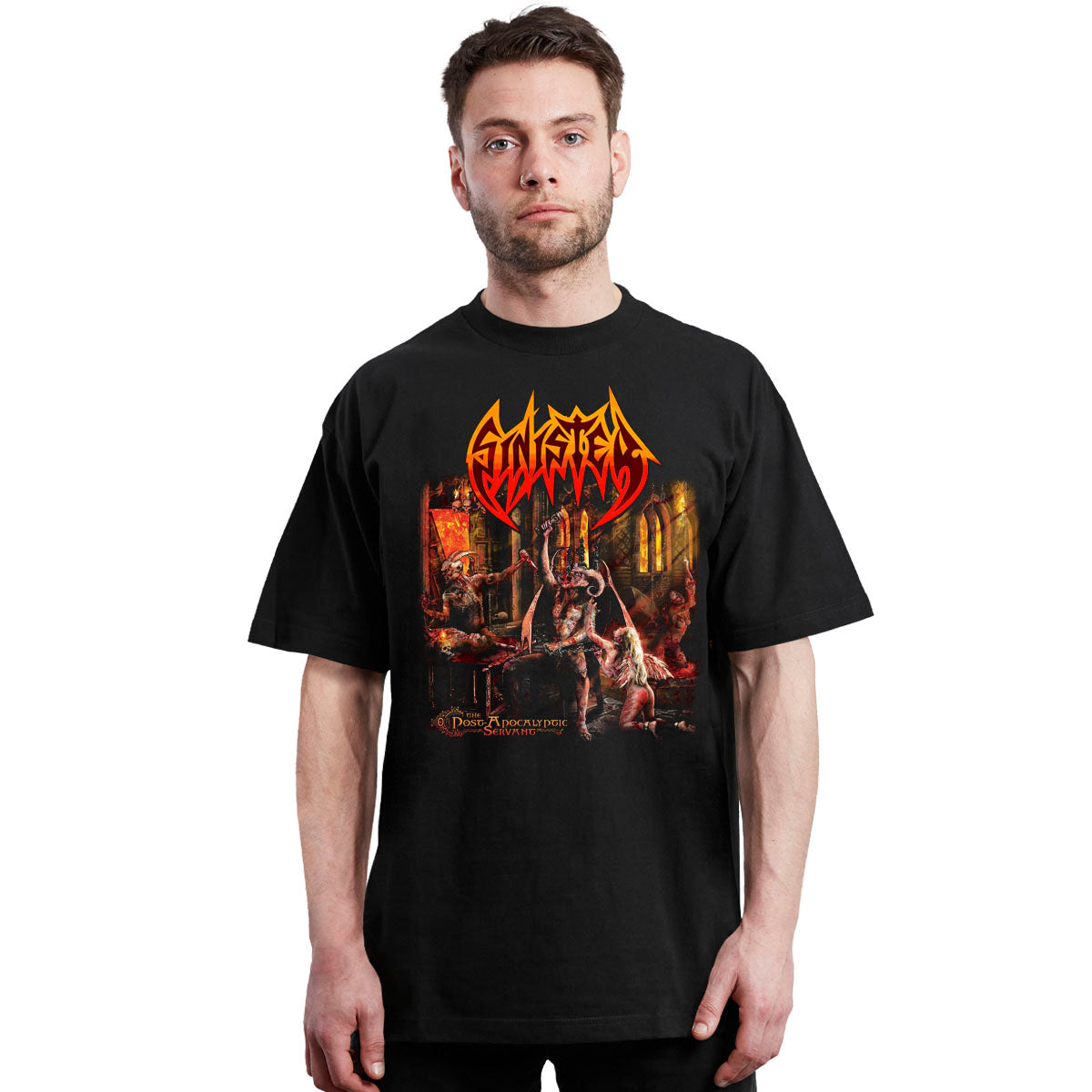 Sinister - Post Apocalyptic - Metal - Polera
